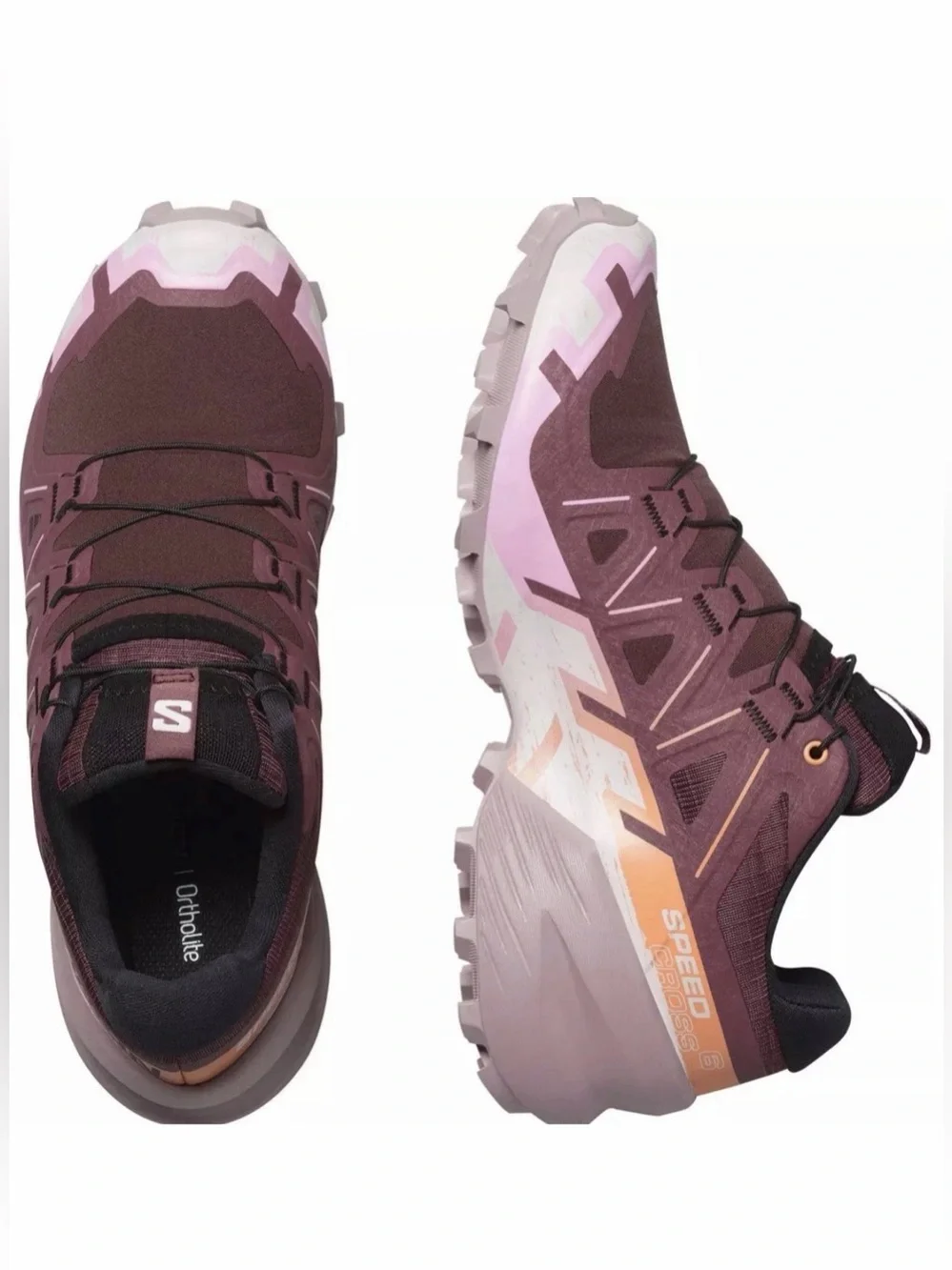 Women's Salomon Speedcross 6 Trail Running Shoes - Sz 9 - Picture 3 of 9